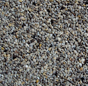 Marmorkiesel Musterplatte Naturgrau mittel ( 2 - 6 )